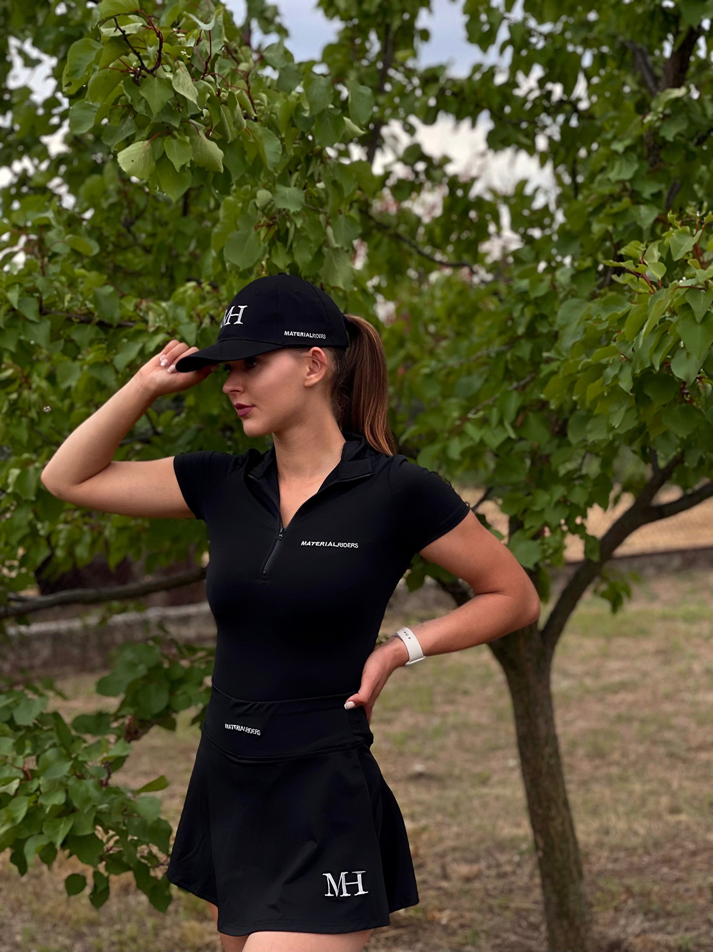 MH Baseball Cap - Black - MH LOGÓ