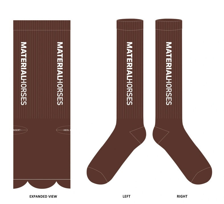 Material Riders - Lovaglózokni - Brown 🤎