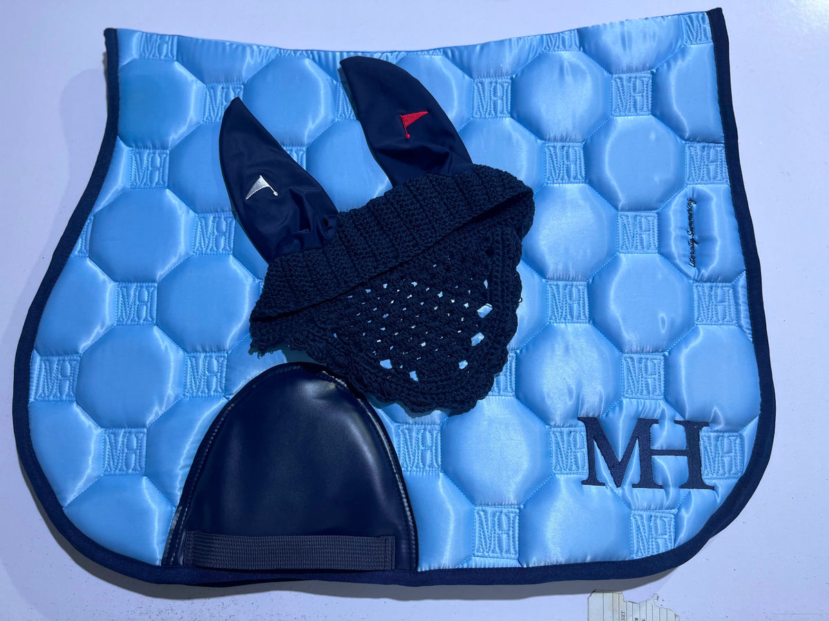 Literally Summering - Satin Saddlepad SET - PONY💙🩵