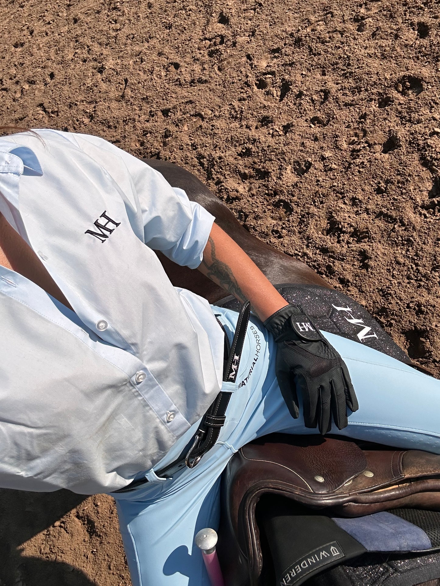 Pre Fall Riding Shirt - Baby Blue