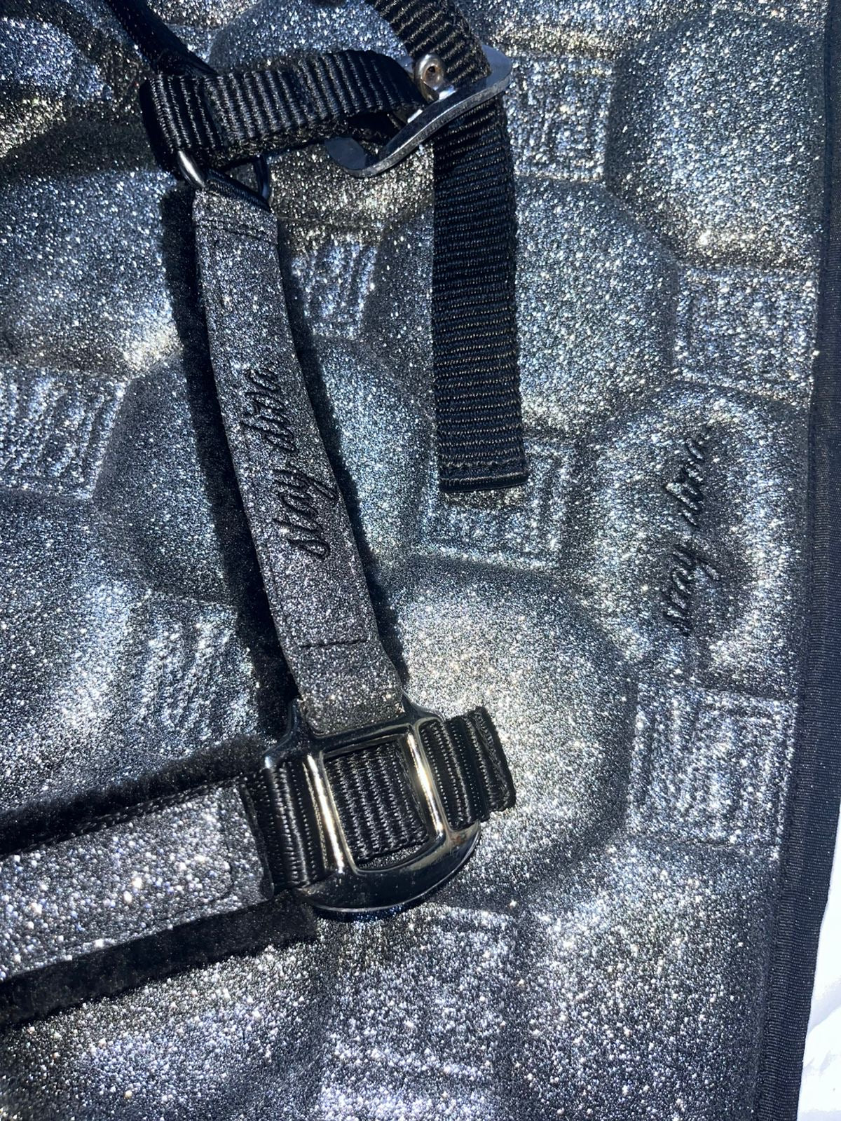 Glitter Transfer Kötőfék - stay diva. 🖤