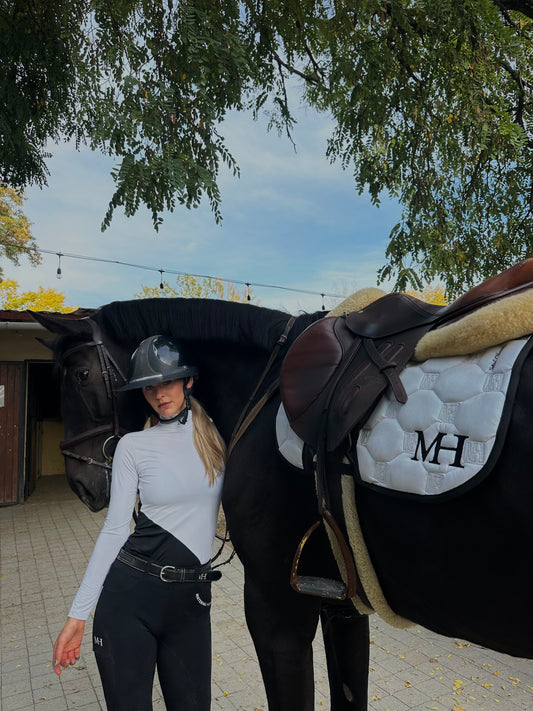 Glitter Saddlepad -Jump - Total Chaos🖤🤍