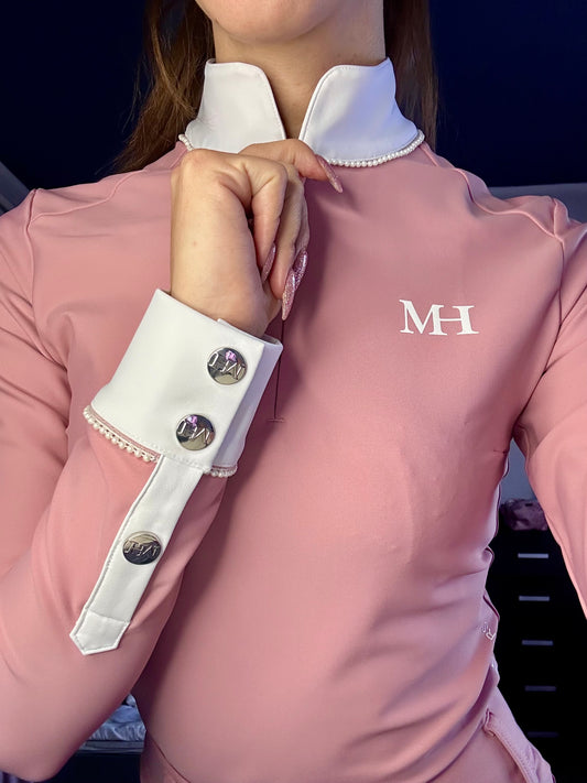Hamarosan érkezik - Longsleeve Show Top - Baby Pink Pearls