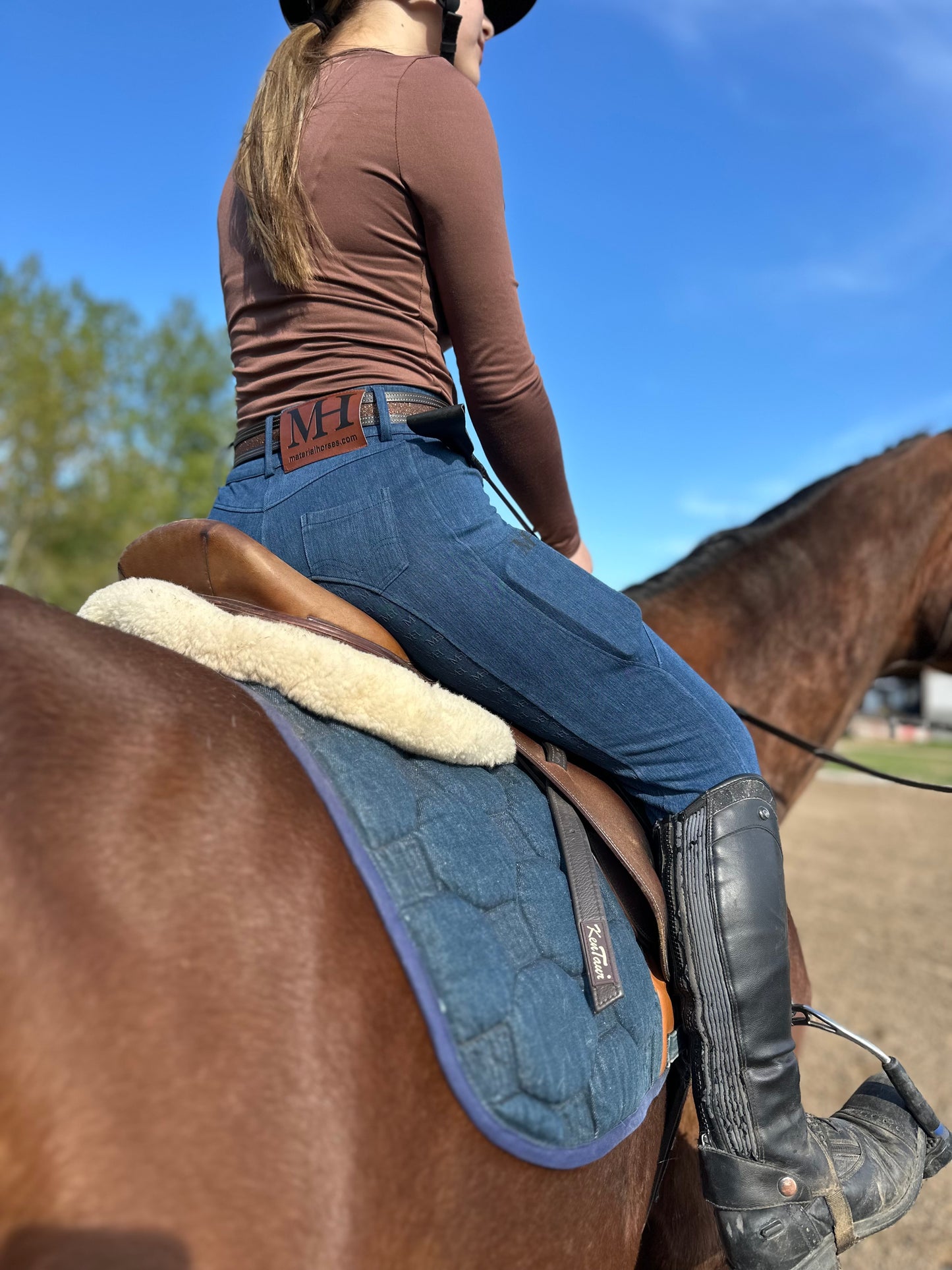 Full Seat Breeches - Denim Summer 👖🌞