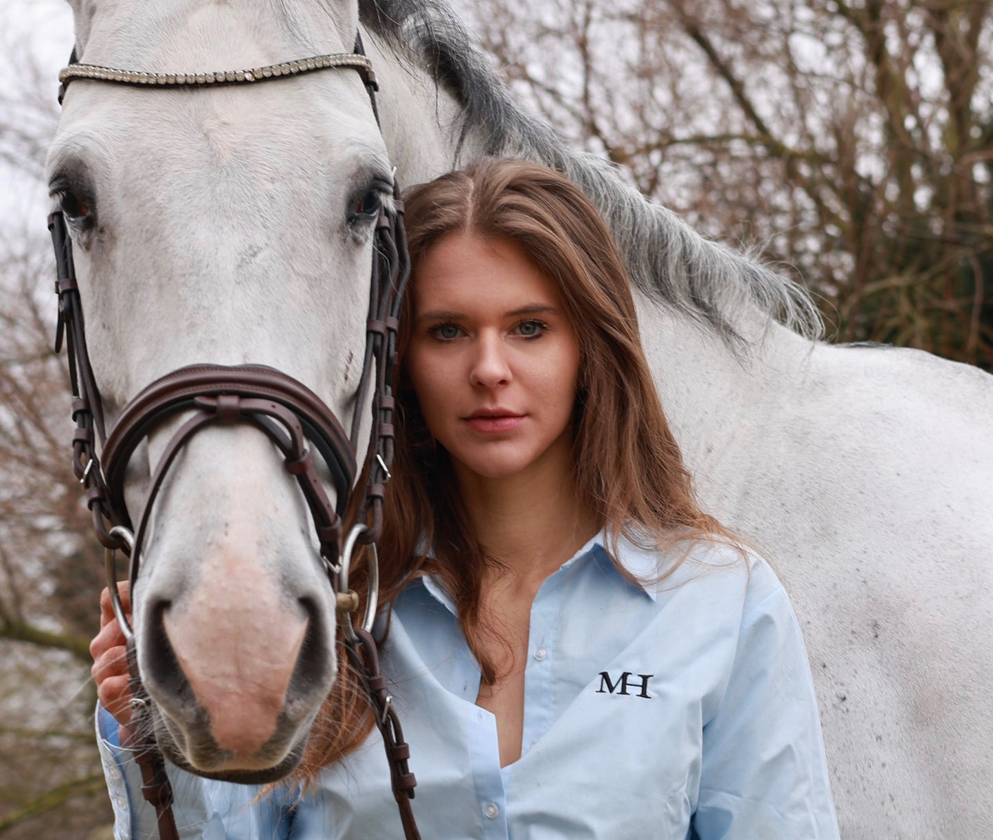 Riding Shirt - Baby Blue