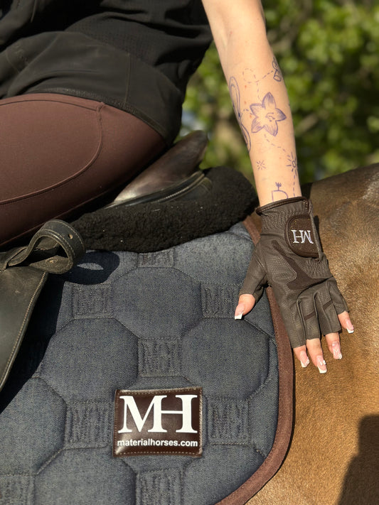 Summer Training Gloves - Brown Glitter 🤎✨