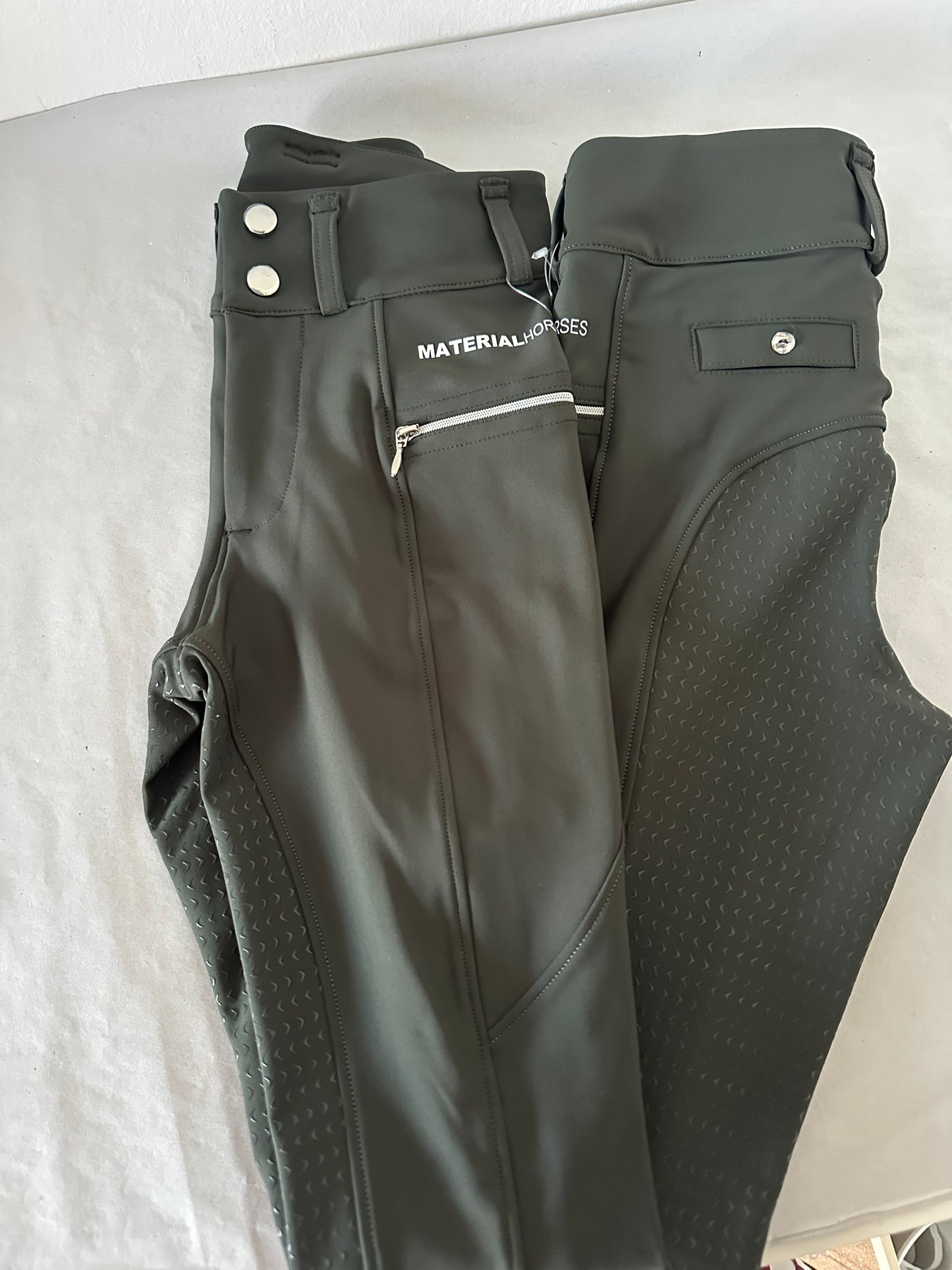 Bevezető áron - Full Seat Silicone Breeches - Double Pocket - Olive 🫒