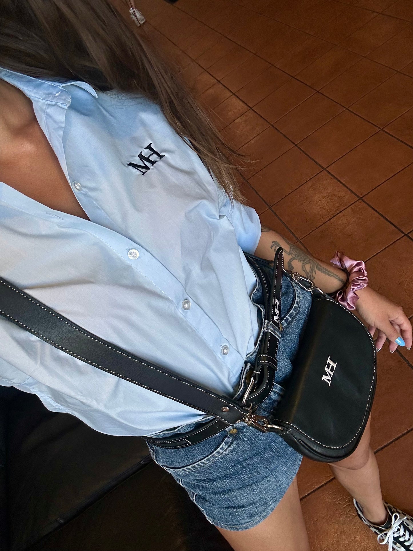 Pre Fall Riding Shirt - Baby Blue