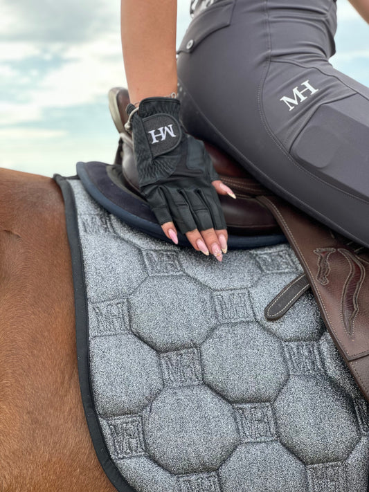 Summer Training Gloves - Black Glitter