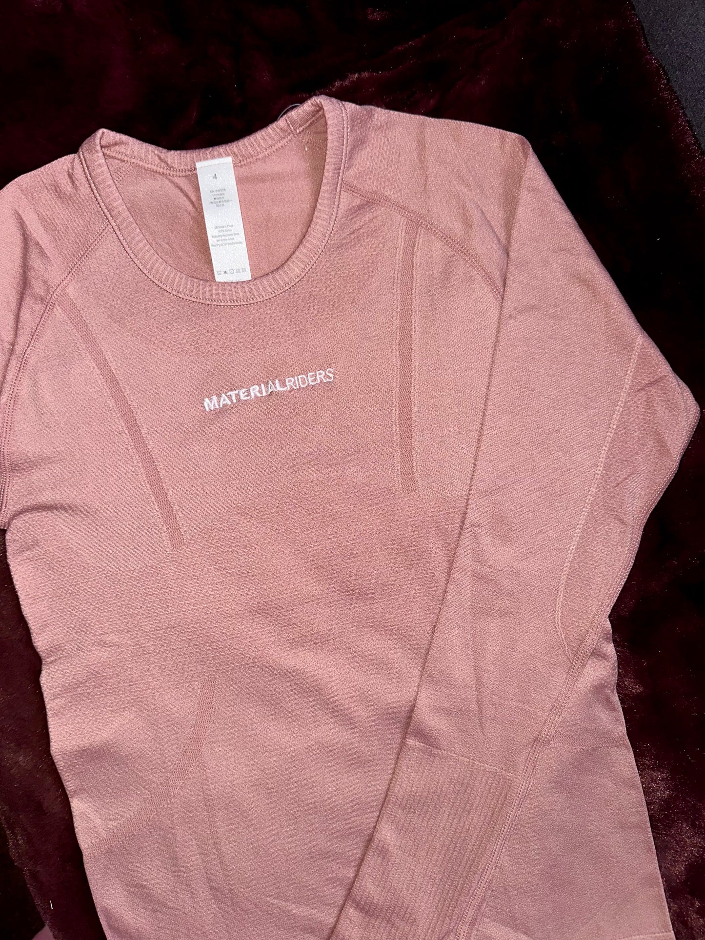 Kompressziós hosszúujjú lovaglófelső - Latte 🍨🧋