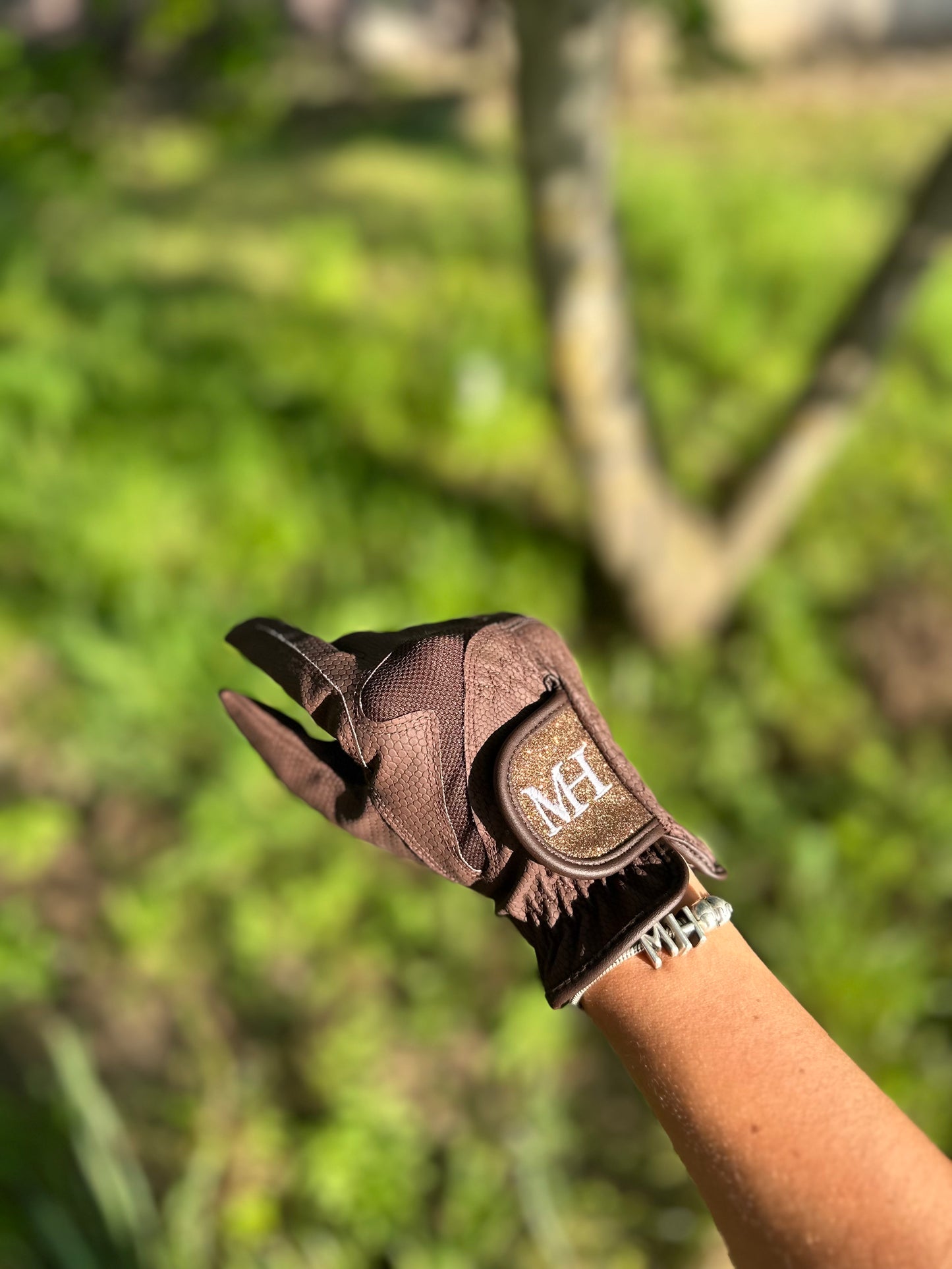 Szintetikus Bőr Lovaglókesztyű - Brown 🤎