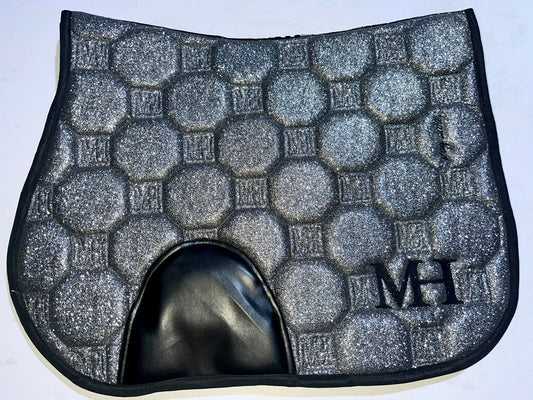 ELŐRENDELÉS - Glitter Saddlepad - stay diva.🩶🖤