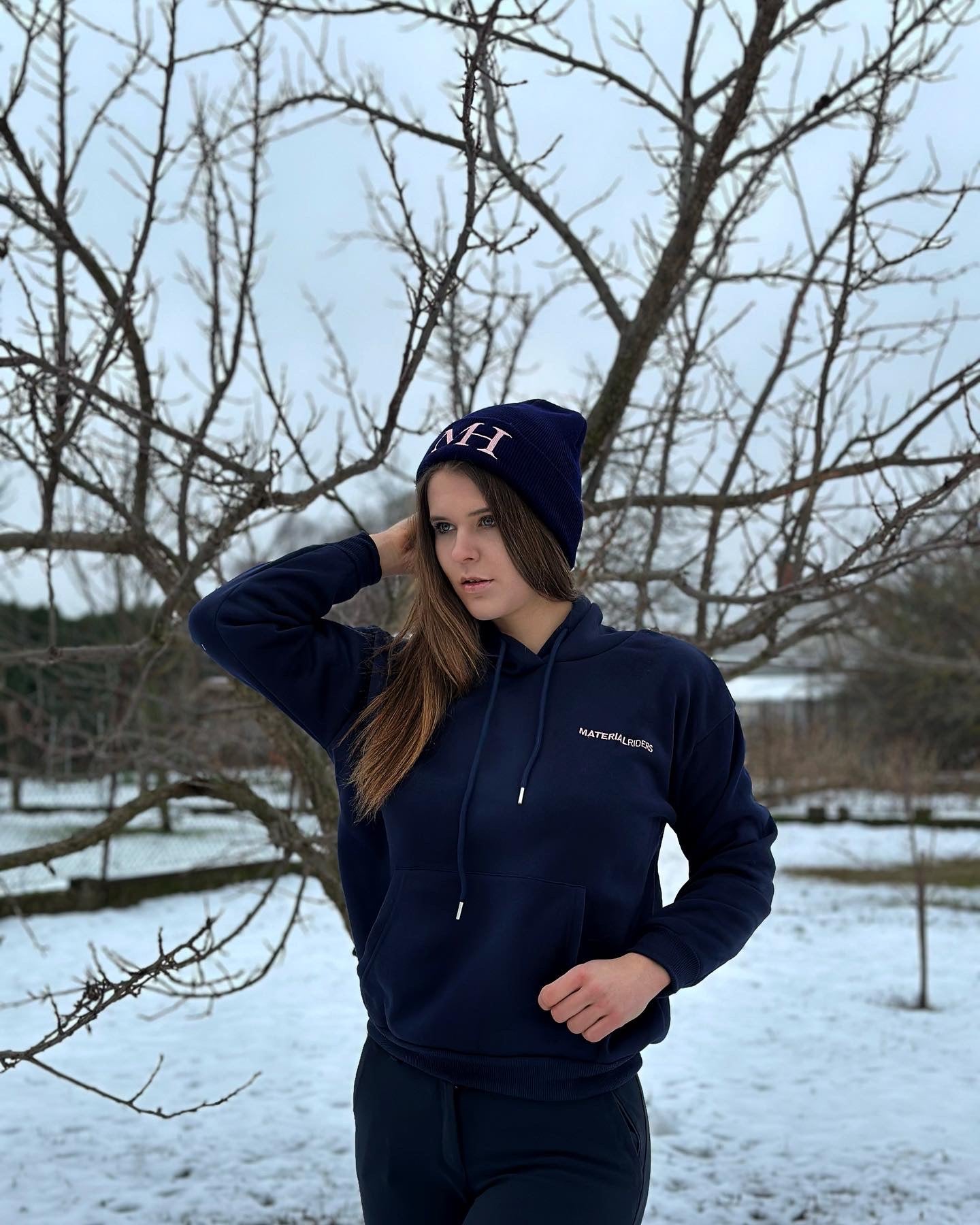 Hoodie - Navy/Rosegold (új logo) ❄️❄️❄️