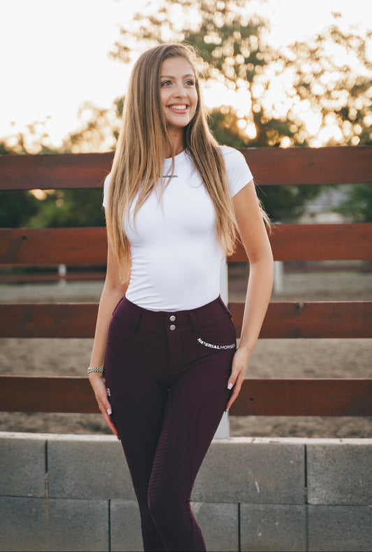 Előrendelés - Full Seat Leggings - Bordeaux