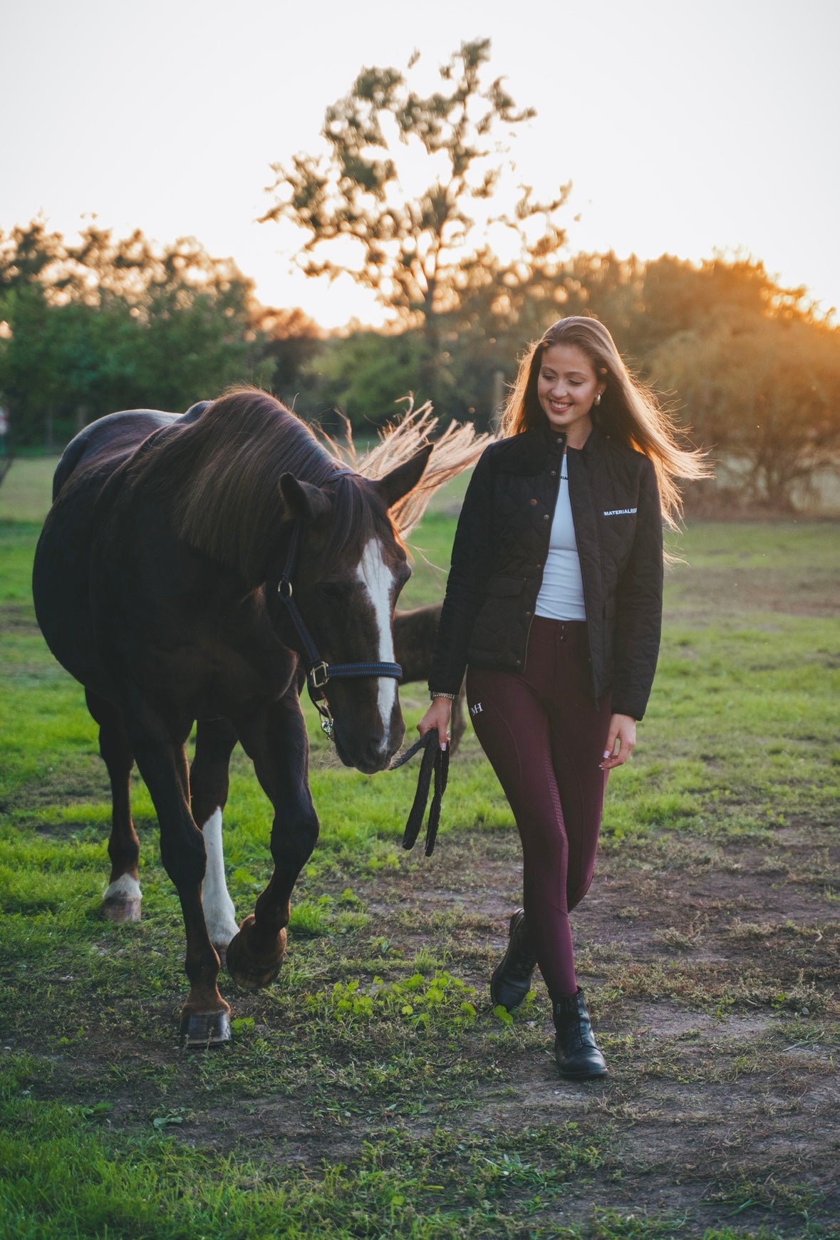 Full Seat Leggings - Bordeaux