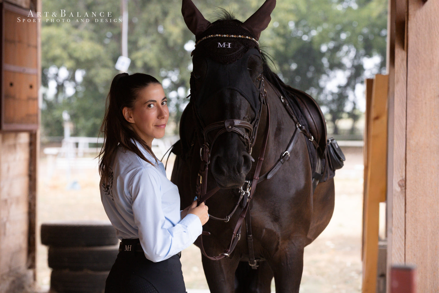 Pre Fall Riding Shirt - Baby Blue