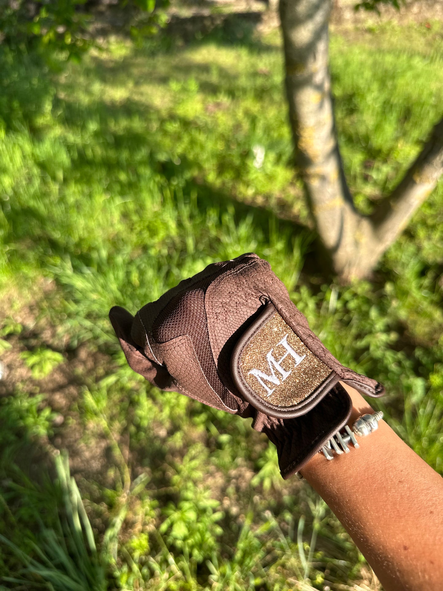 Szintetikus Bőr Lovaglókesztyű - Brown 🤎