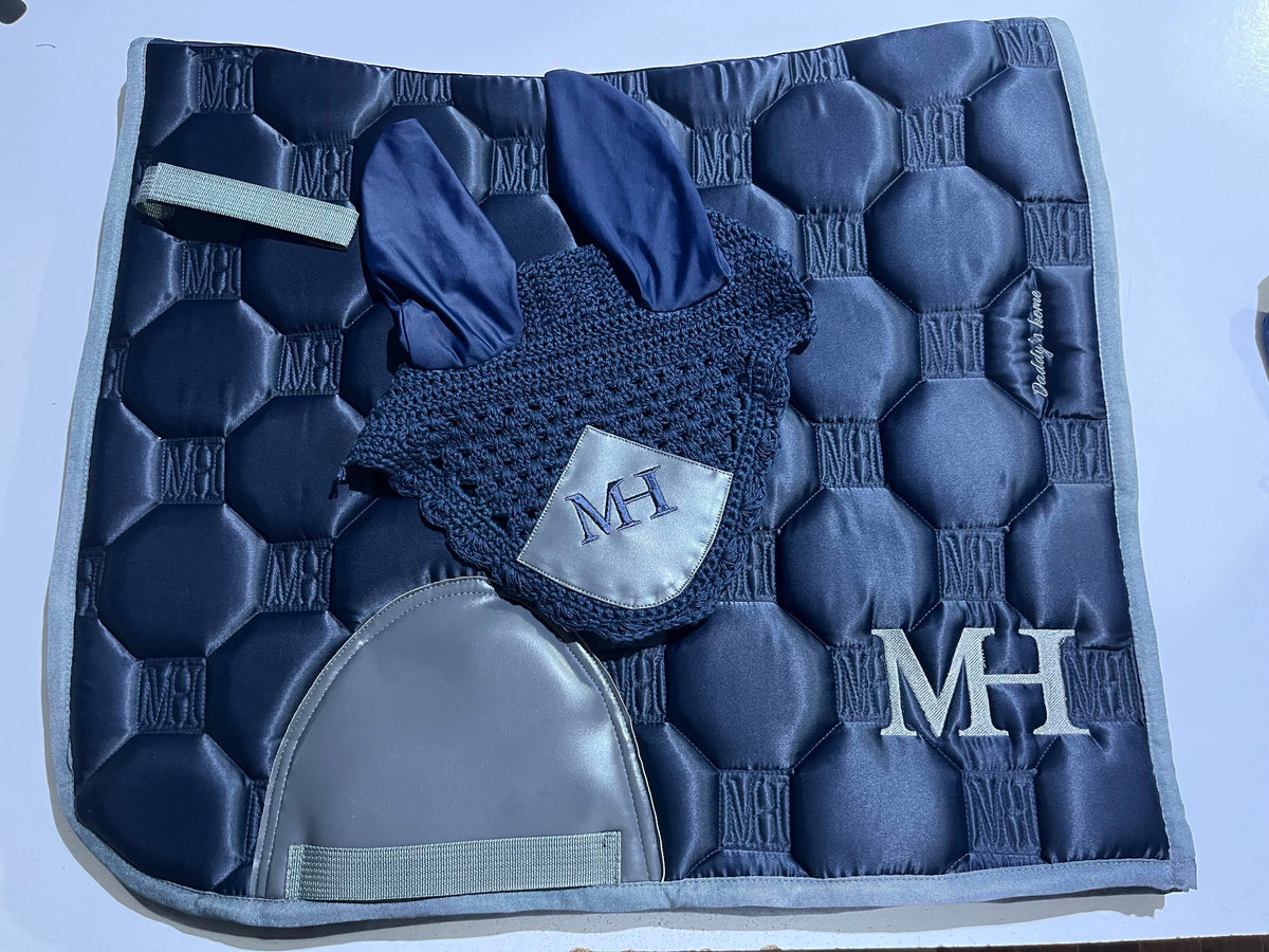 Daddy’s Home - Satin Saddlepad SET - DRESSAGE