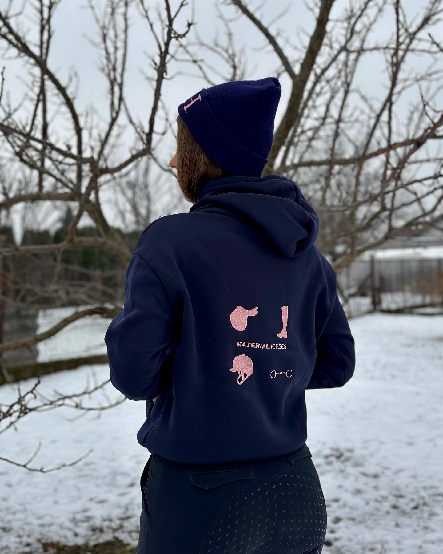 Hoodie - Navy/Rosegold (új logo) ❄️❄️❄️