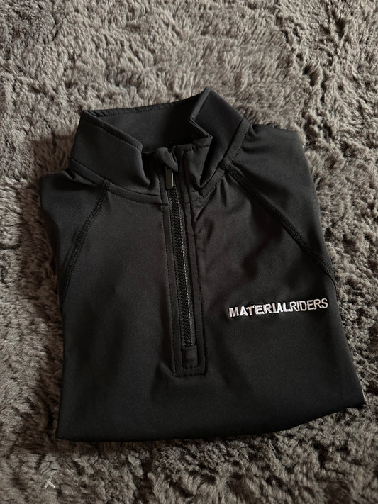 Material Riders Longsleeve Test - Fekete🖤 - Gyermek méretek elérhetőek