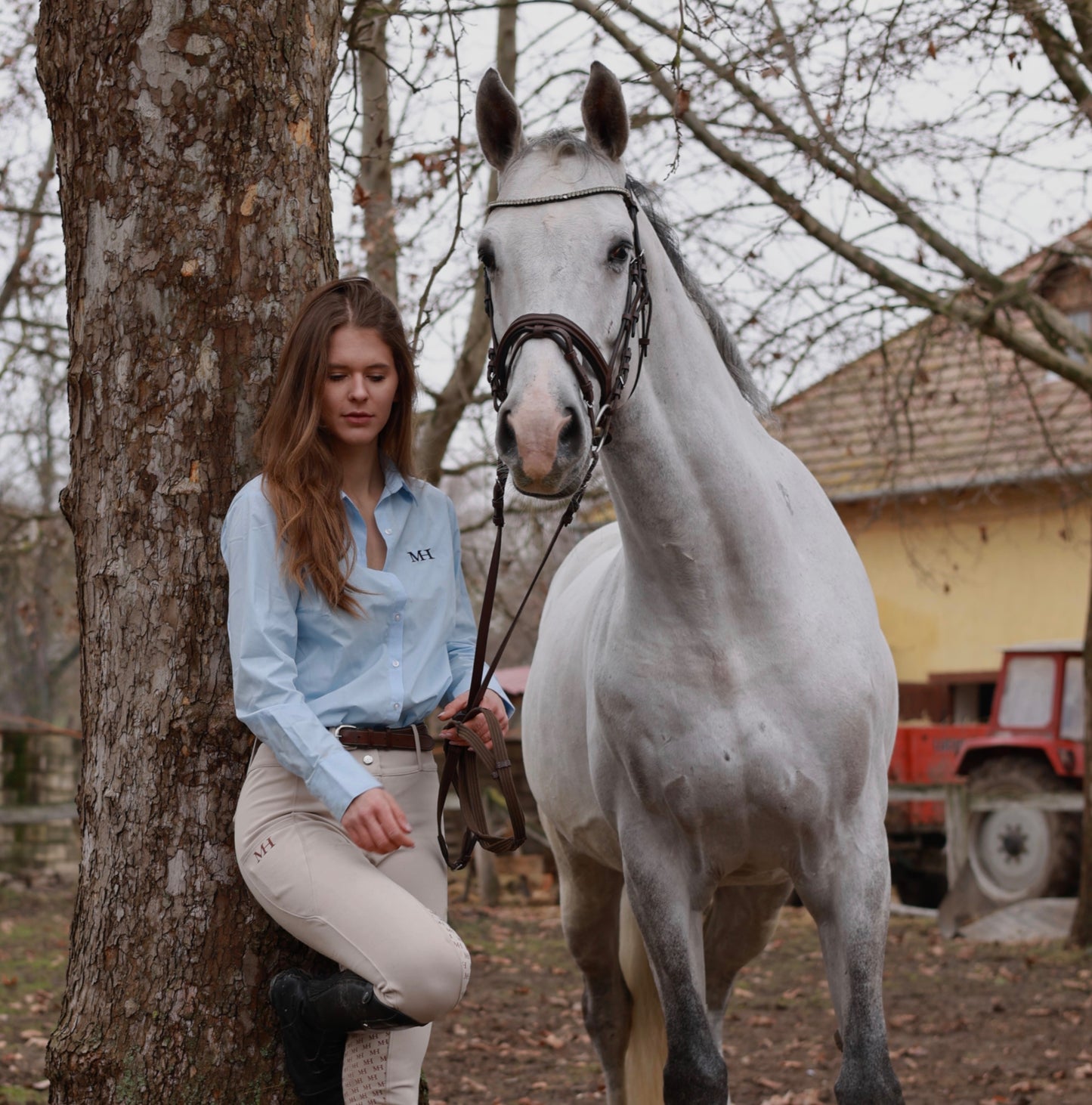 Riding Shirt - Baby Blue