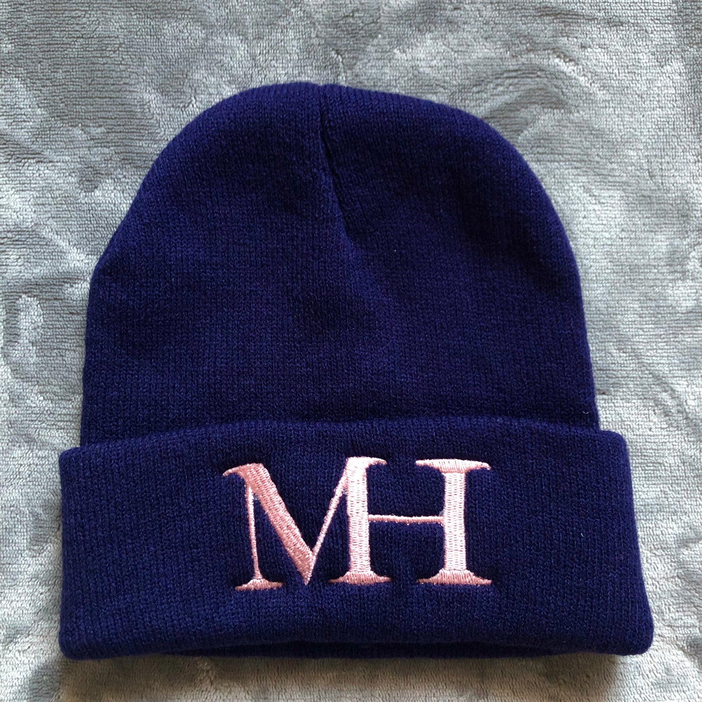 MH - Beanie - Silent Night 💙 (Navy Rosegold)