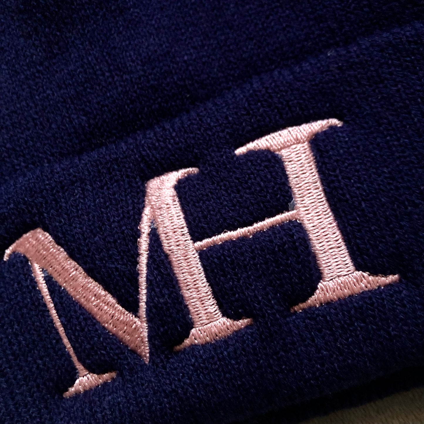 MH - Beanie - Silent Night 💙 (Navy Rosegold)