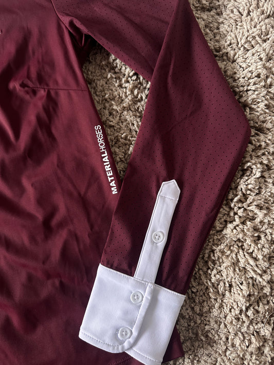 Longsleeve Show Top - Bordeaux 🍷