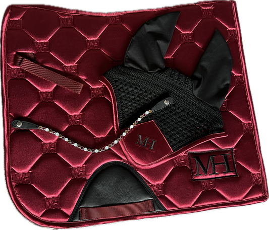 Advent - Szatén Nyeregalátét Közepes Szett - Díjlovas